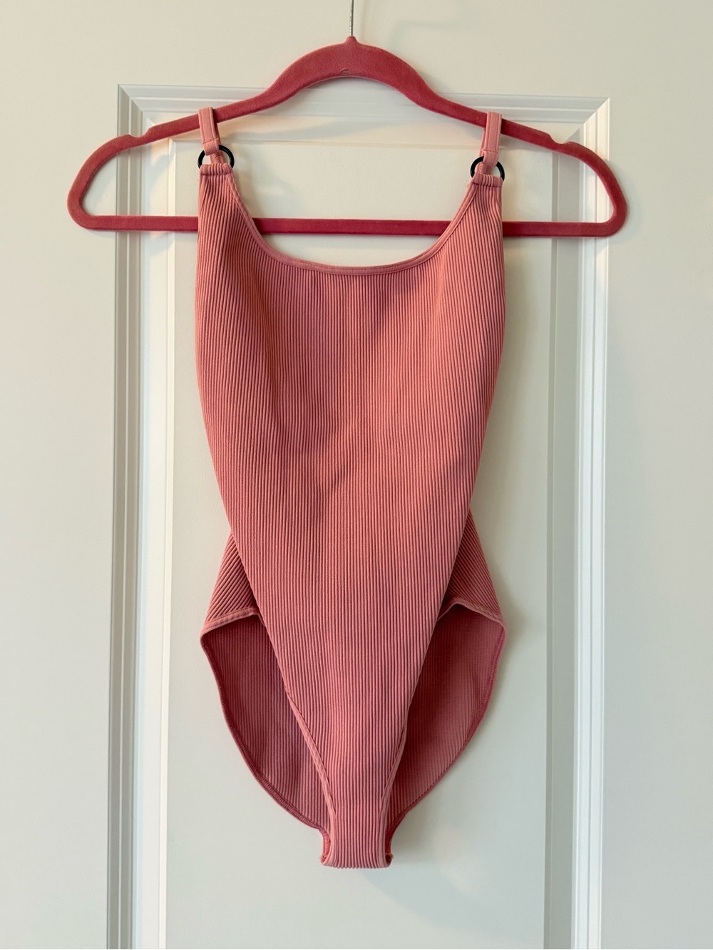 Free people movement pink tank bodysuit, XS/S
